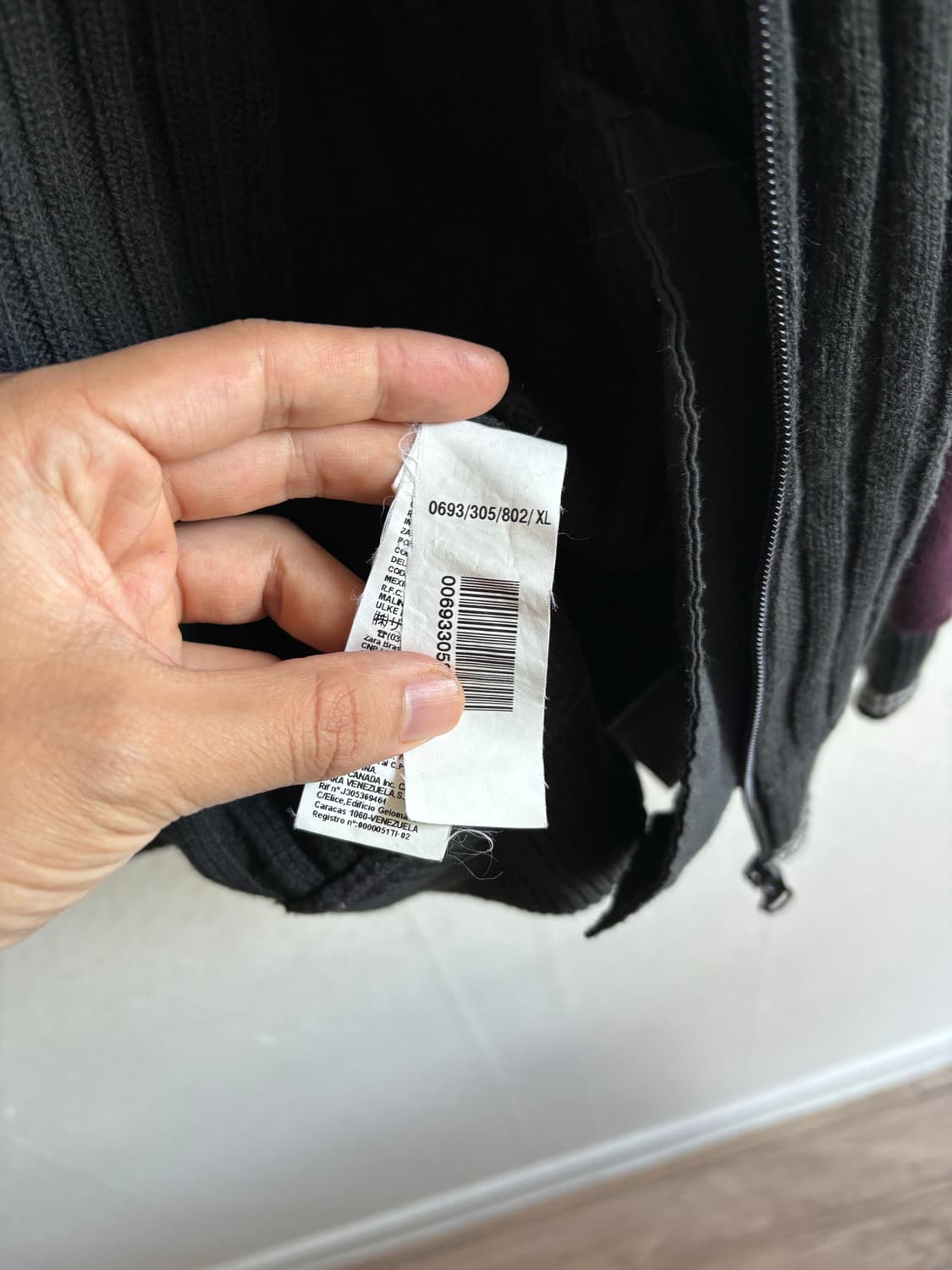 빈티지 자라 2way 후드집업 상품이미지5