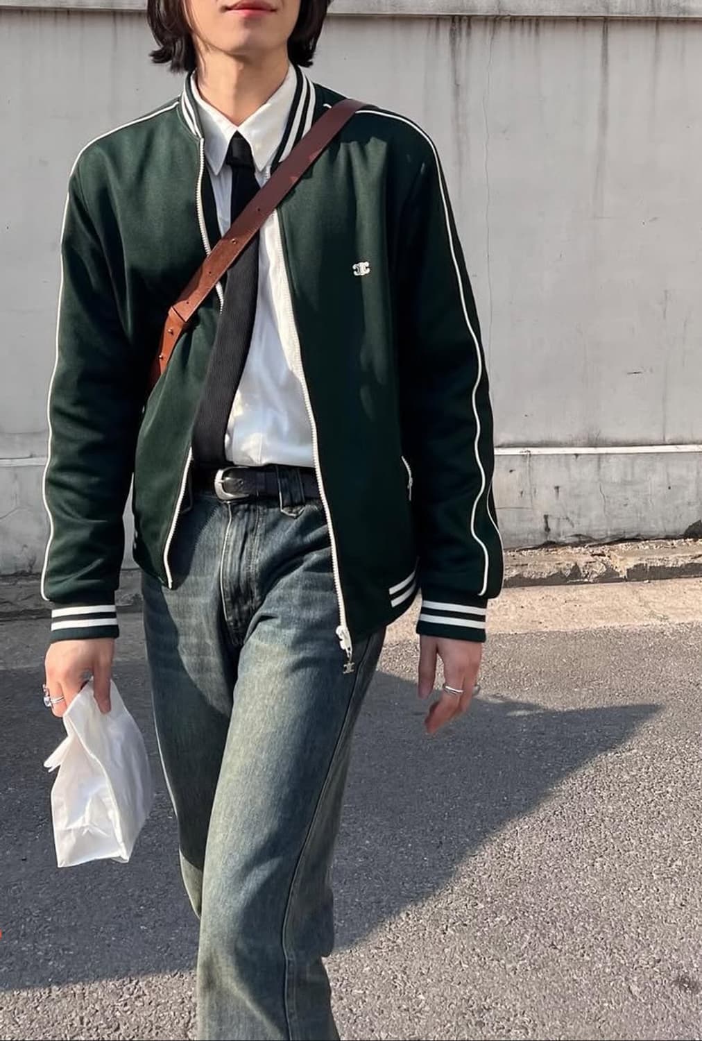 셀린느 트리오페 저지 자켓 다크그린 (100~105) 상품이미지5