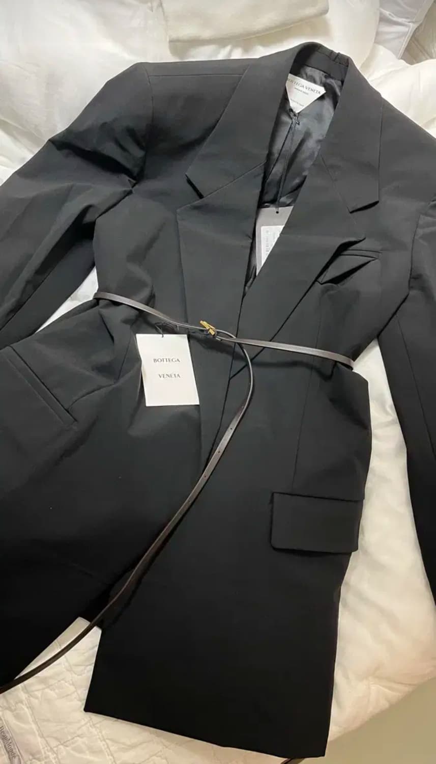 보테가베네타 나일론 캔버스 싱글 브레스티드 블레이저 622938VKJ60 상품이미지4