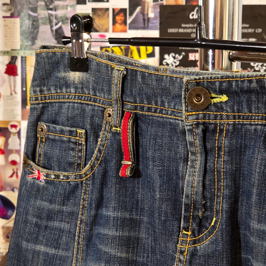 에스크 코르셋 포인트 그런지 스커트 상품이미지6