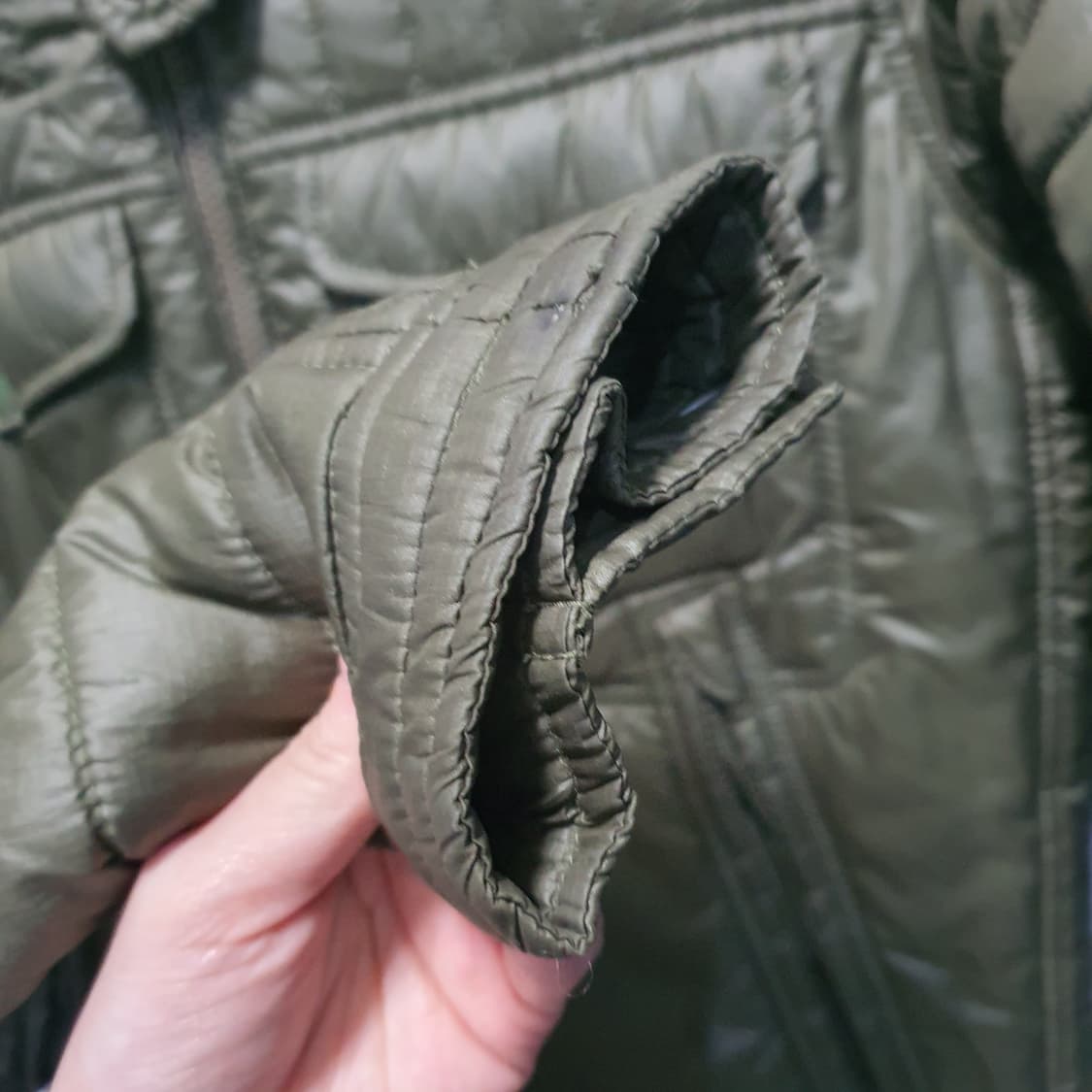 디젤 유틸리티 바이커 경량 패딩 자켓  상품이미지4