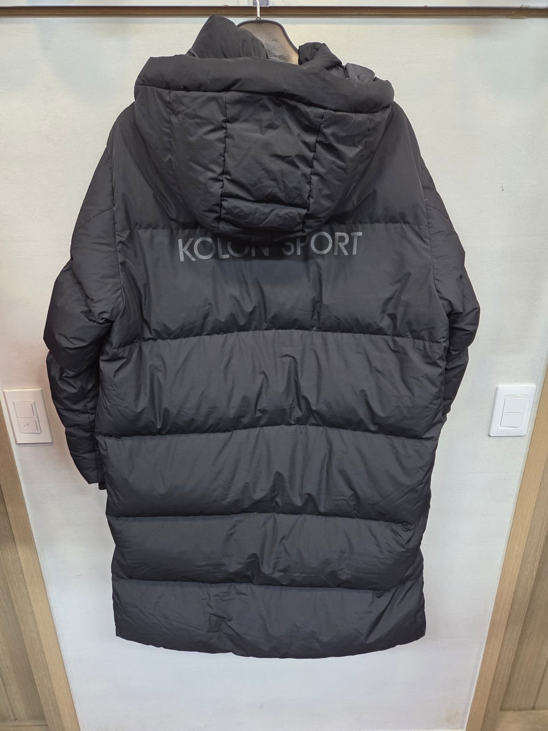 코오롱스포츠 백로고 롱패딩 105 상품이미지2