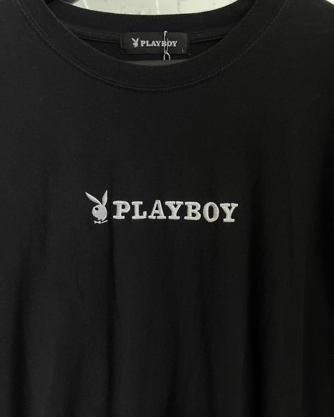 Playboy Vintage Embroidery Logo T-Shirt 상품이미지4