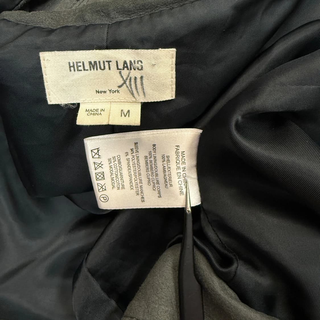 헬무트랭 양가죽 라이더 자켓 상품이미지7