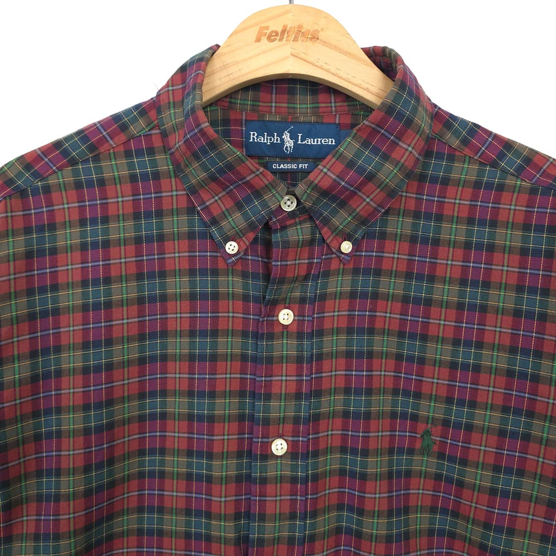 남성 랄프 로렌 Ralph Lauren 클래식핏 체크 셔츠 L 상품이미지2