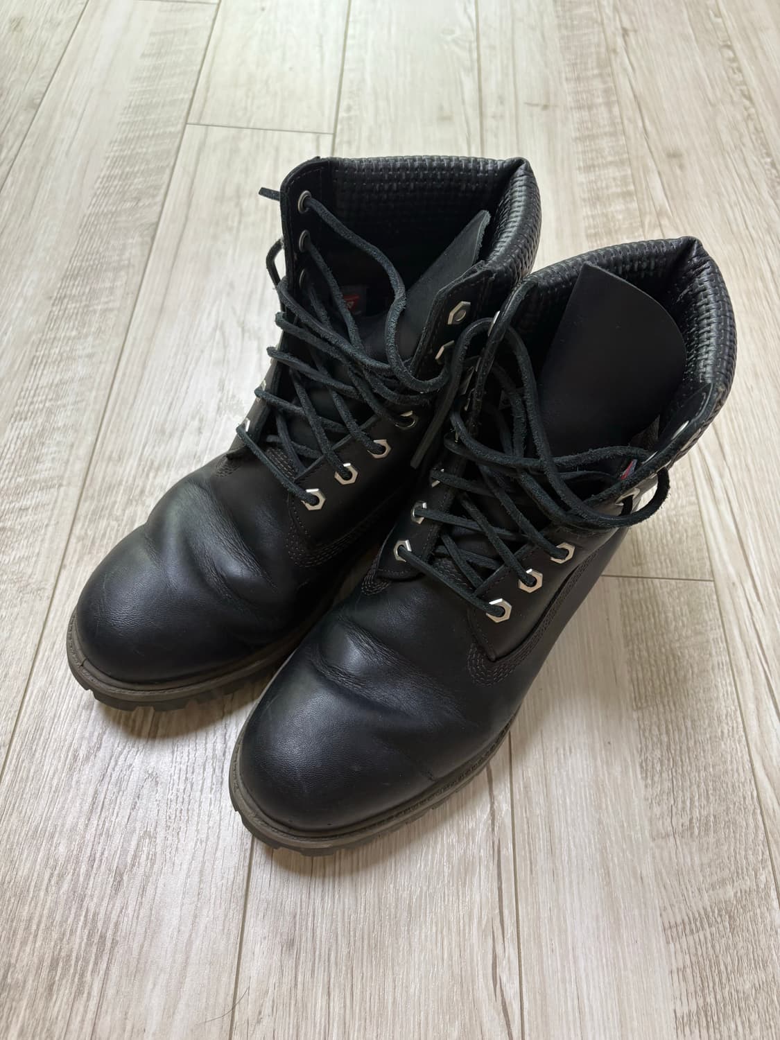 팀버랜드 6인치 레더 워커 블랙 265 상품이미지1