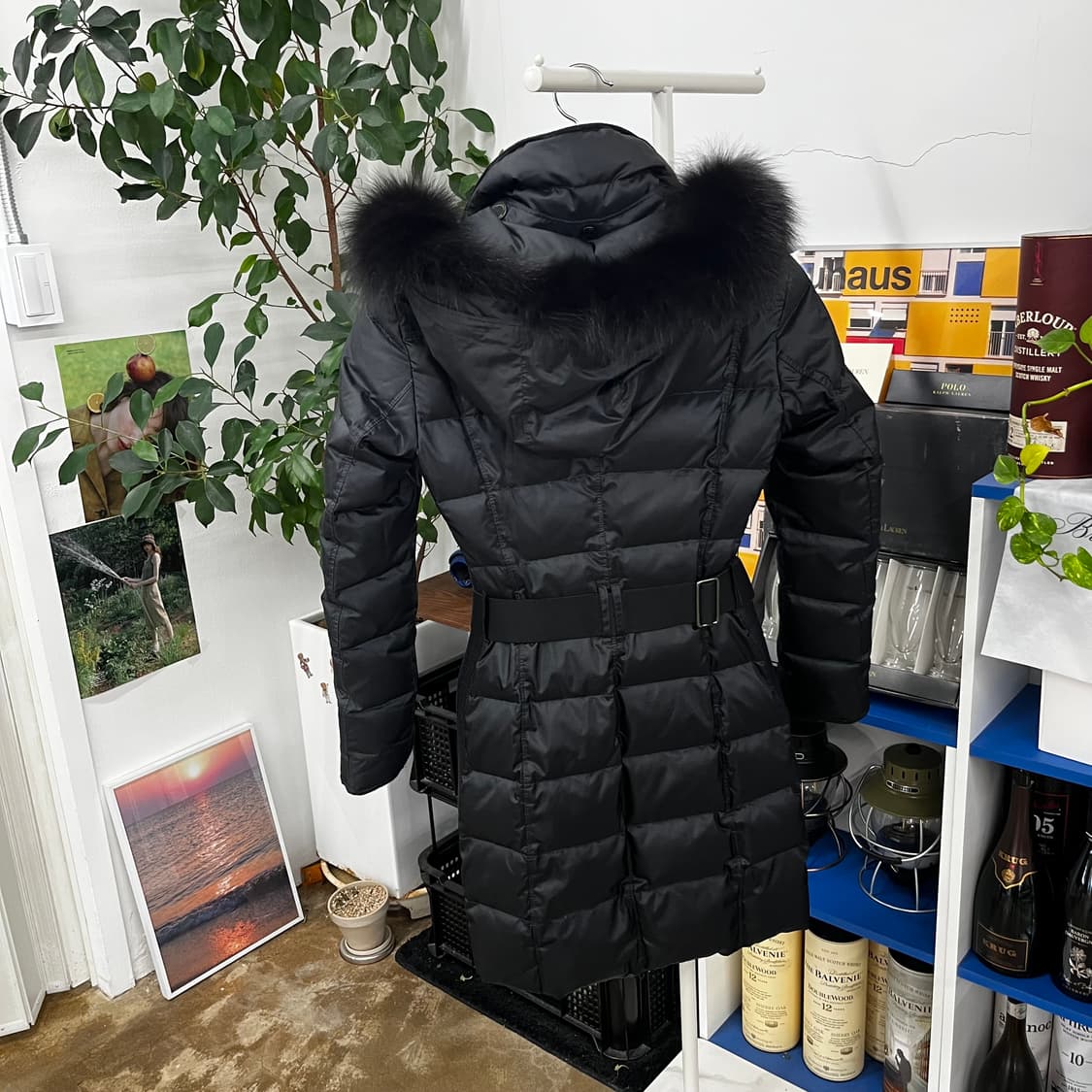 버버리 폭스퍼 아비데일 덕다운 패딩점퍼 XS 상품이미지4