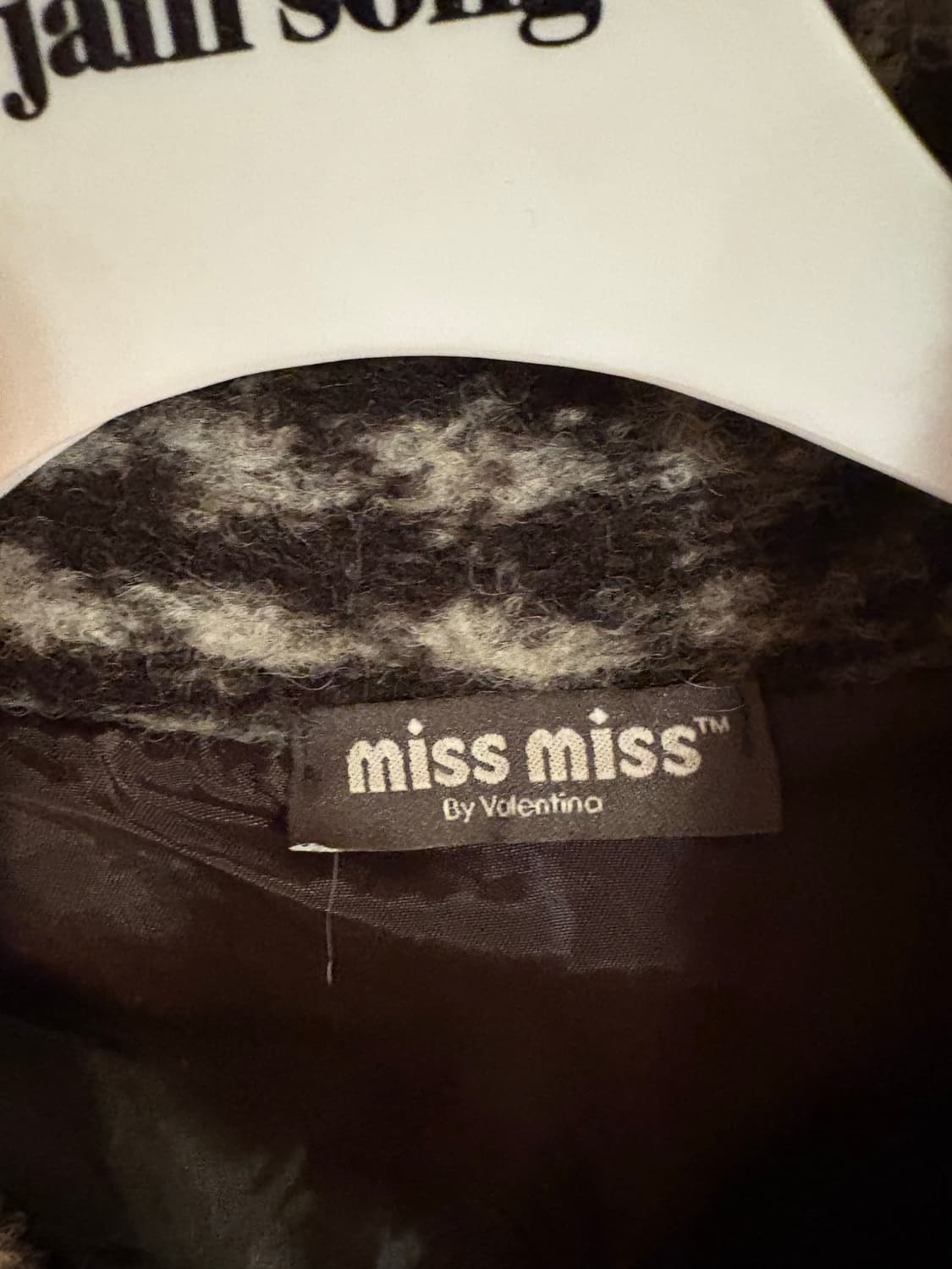 Miss Miss by Valentino 체크 모직 코트 상품이미지2
