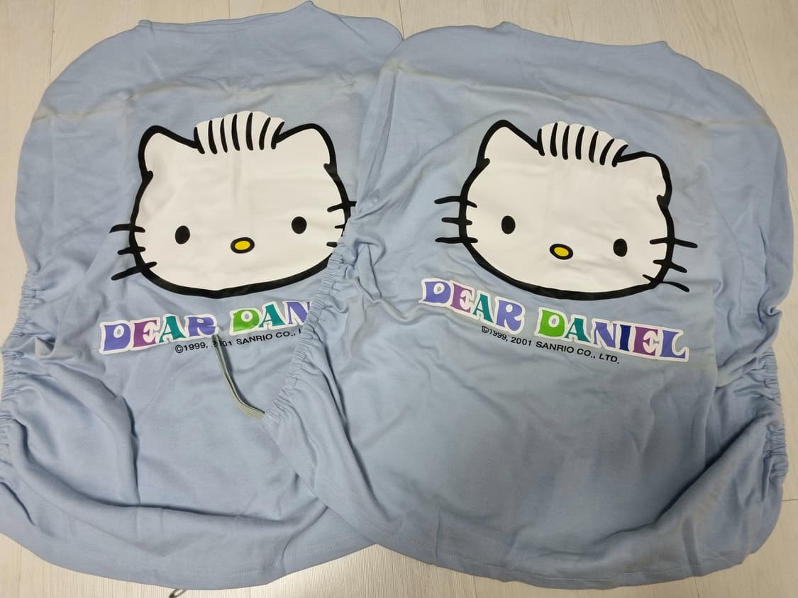 고전 산리오 헬로키티 디어 다니엘 자동차 차량 시트 커버 상품이미지2