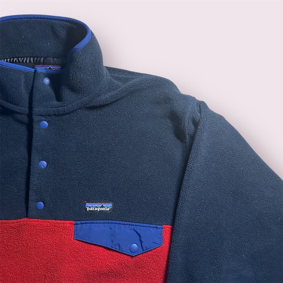 파타고니아 신칠라 컬러블록 네이비 레드 M 상품이미지3