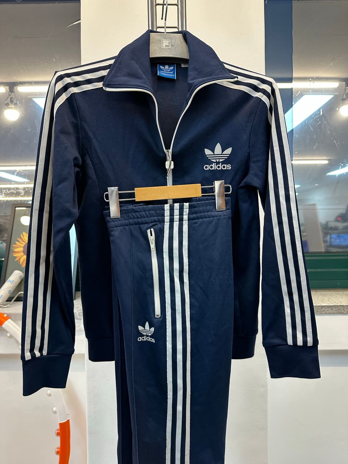 아디다스 져지 트레이닝 세트 네이비 상품이미지1