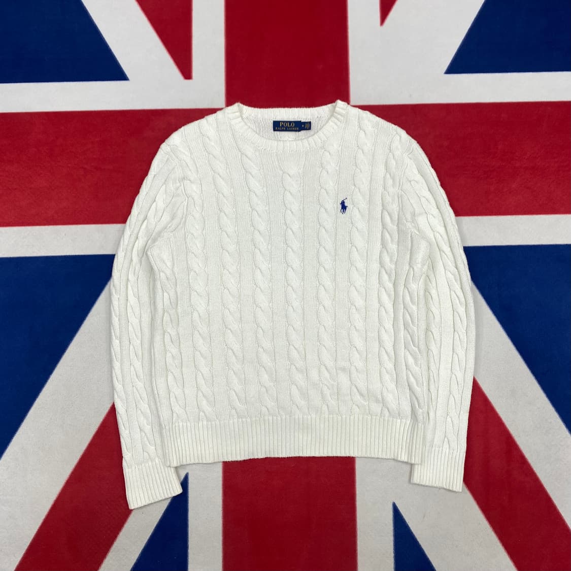 폴로 케이블니트 M 상품이미지1