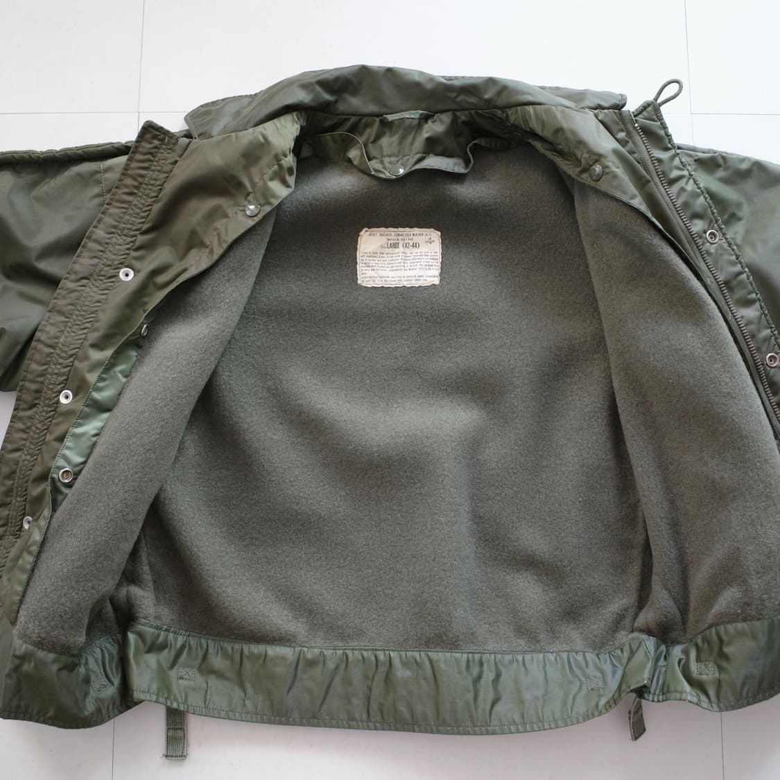 60s USN 미해군 A-1 덱자켓 내피포함 상품이미지4