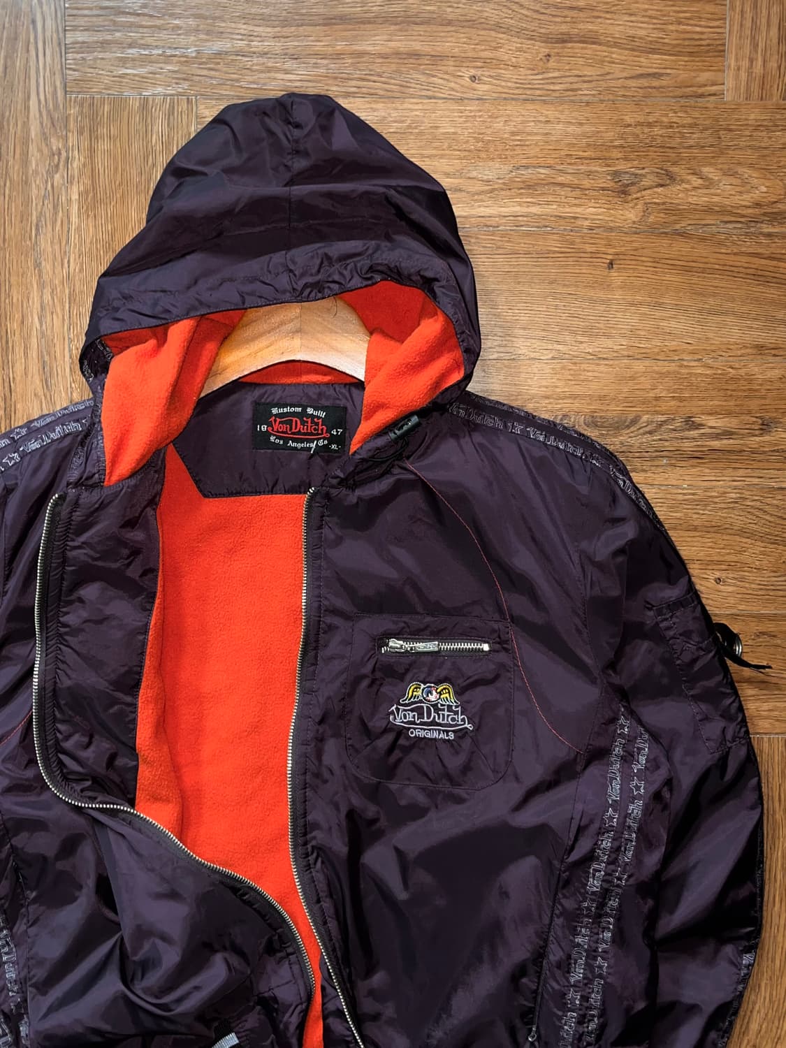 Von Dutch 본더치 배색 나일론 점퍼 상품이미지5