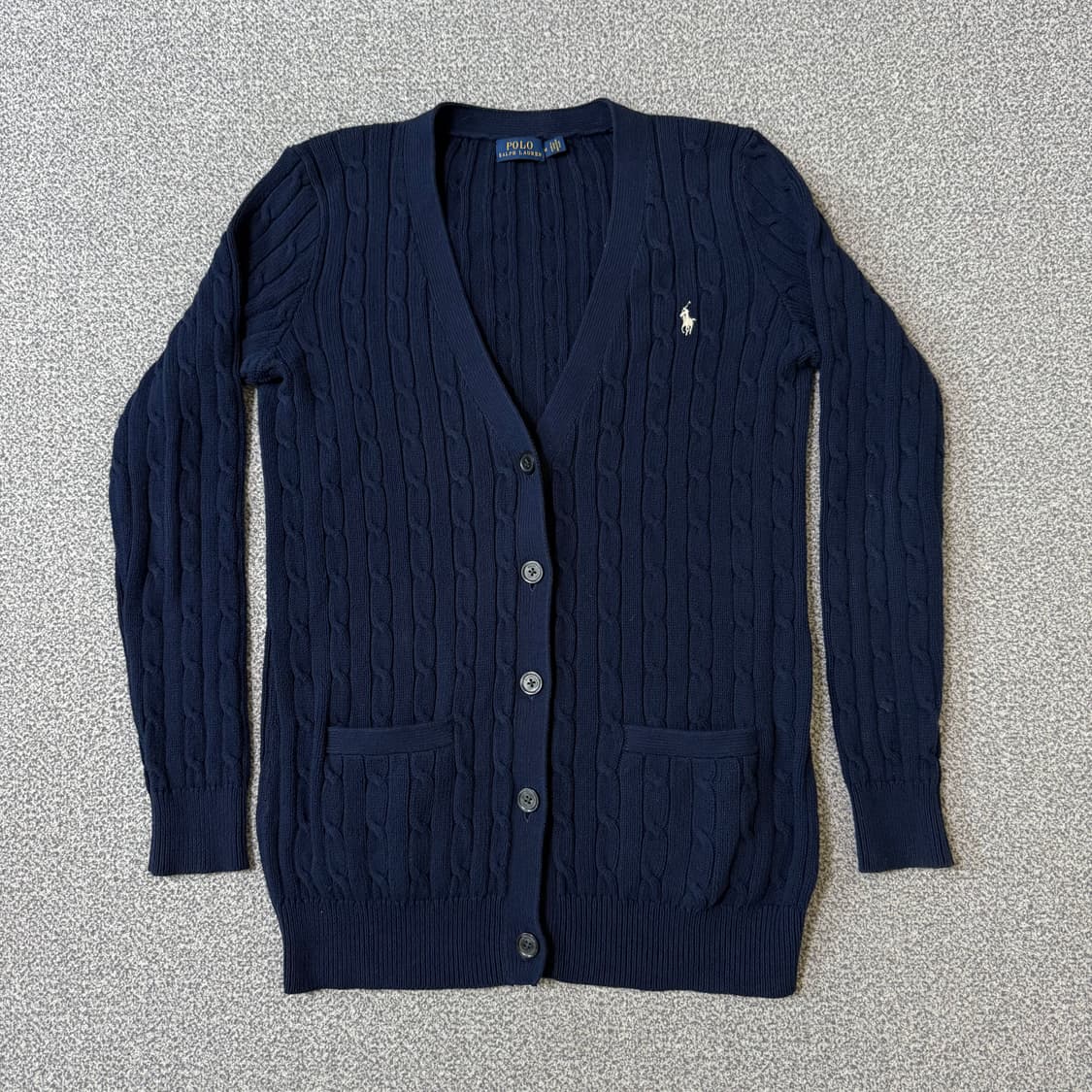 [아울렛 정품] 폴로 랄프로렌 꽈배기 니트 가디건 M 상품이미지1