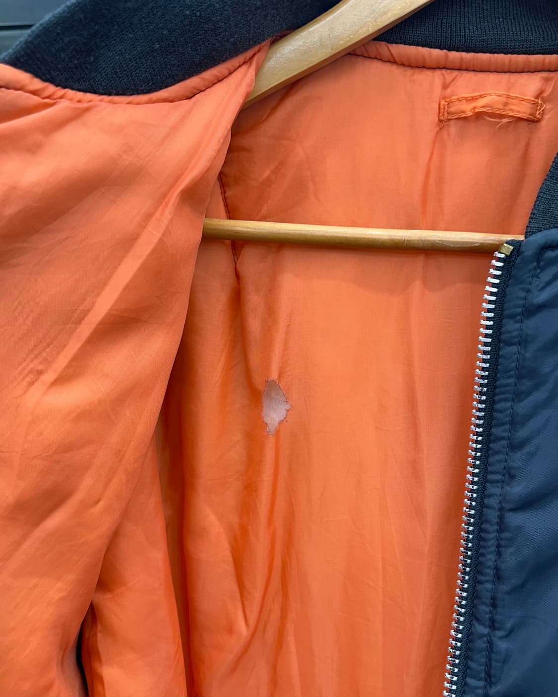 (XL)VINTAGE  USA MA-1 항공점퍼-M1505 상품이미지9