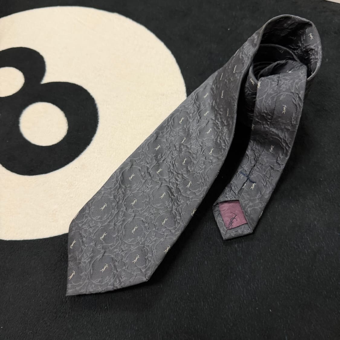 입생로랑 실크 넥타이 (Dark Grey) 상품이미지3