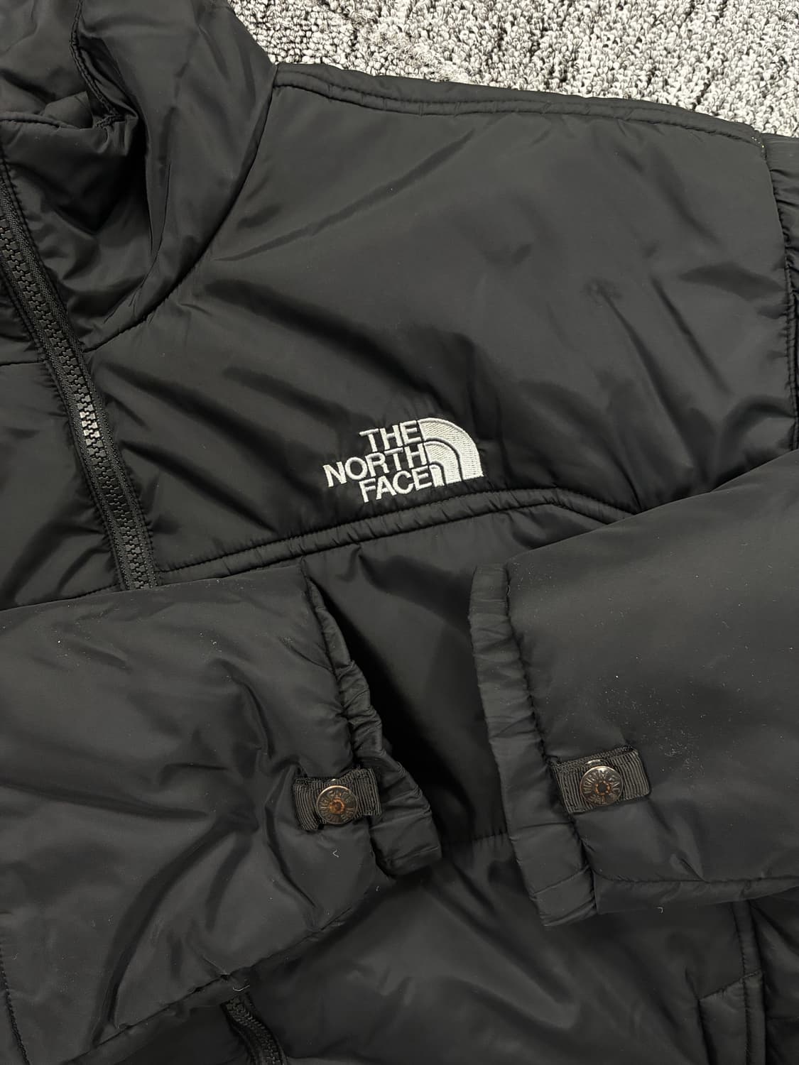 노스페이스 블랙 경량 점퍼 L 상품이미지6