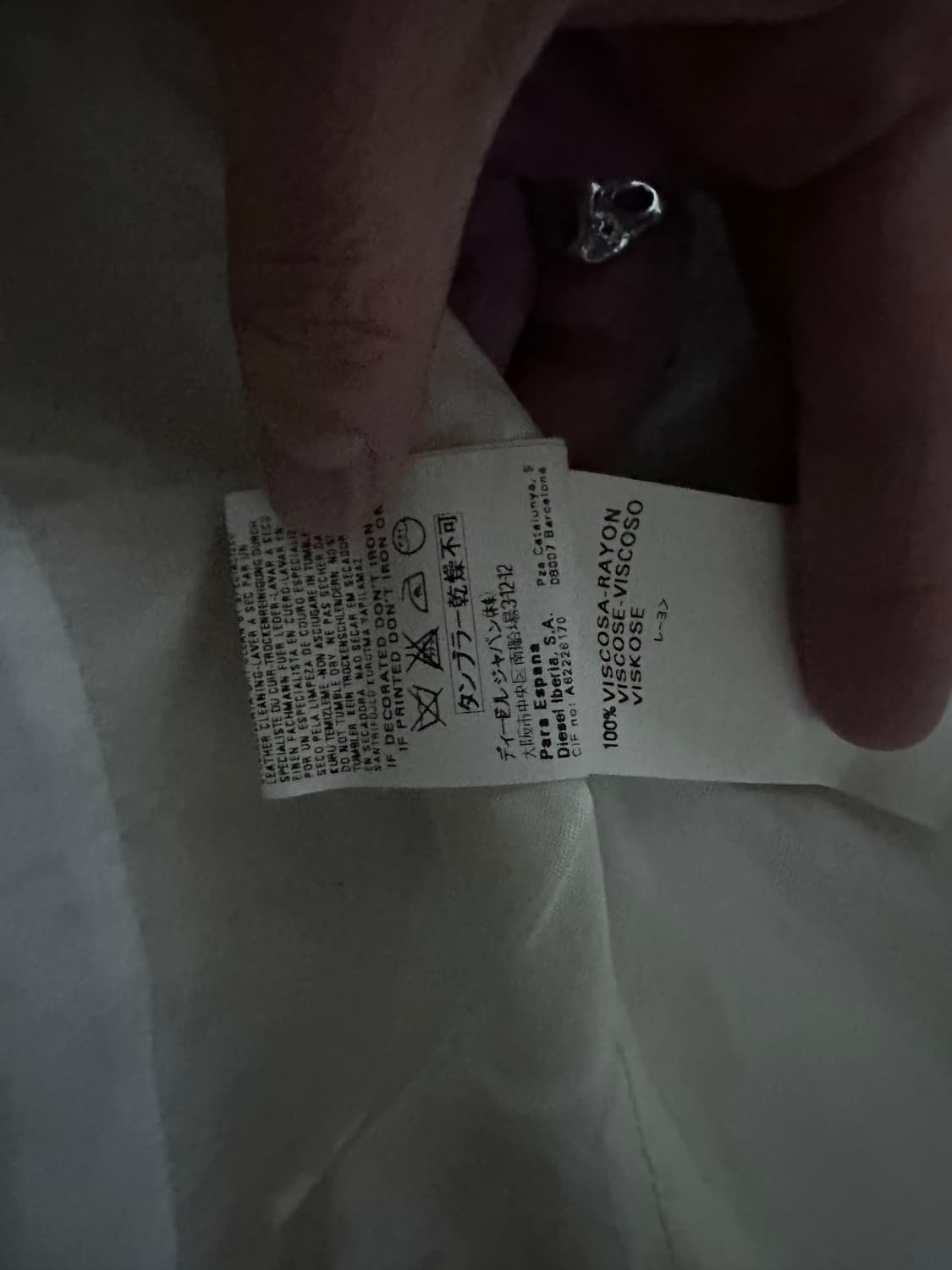 [Archive] DIESEL Calfskin Suede Leather  상품이미지4