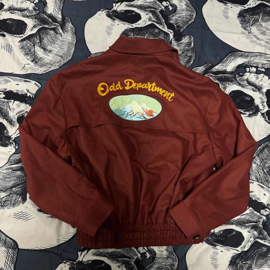 오드디파트먼트 울100  봄버 자켓 M사이즈 상품이미지5