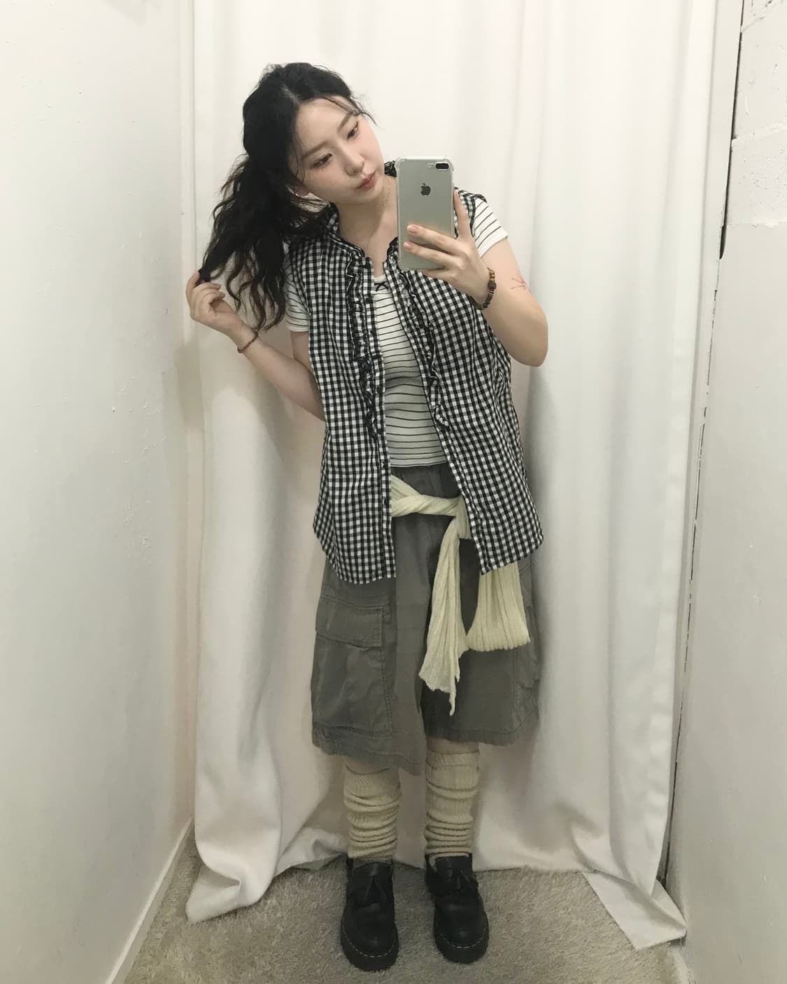 체크 피크닉 코디 세트 🧦 상품이미지2