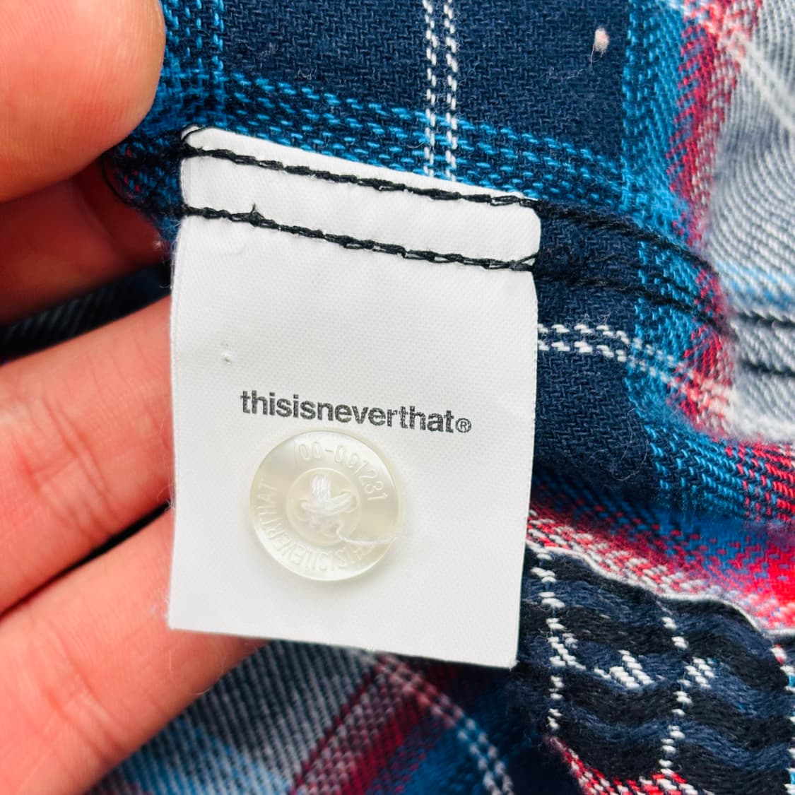 디스이즈네버댓 플란넬 체크 셔츠 L 상품이미지8