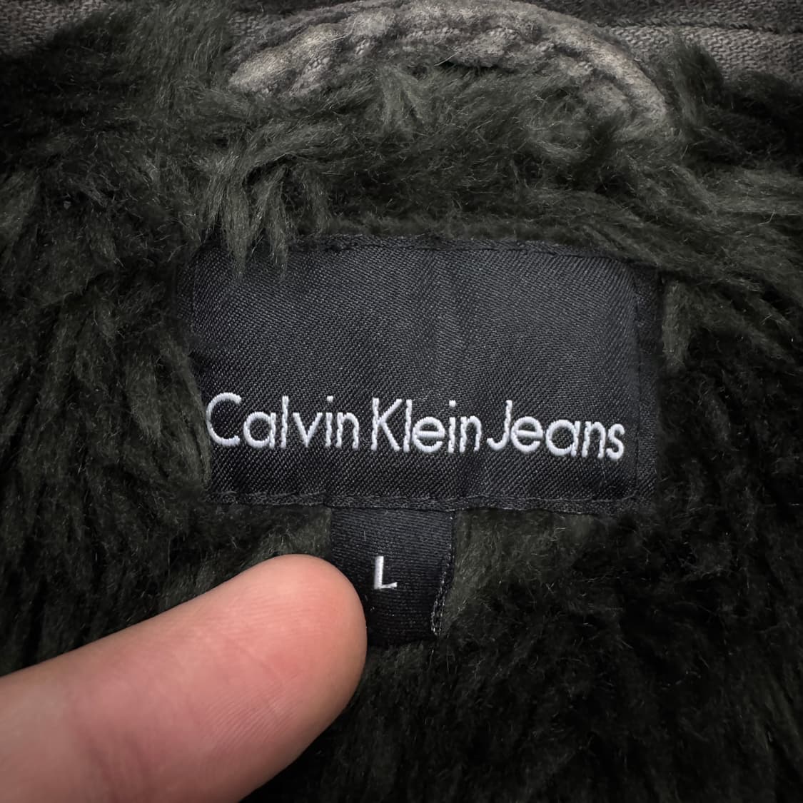 캘빈클라인 Y2K 퍼 코듀로이 무스탕 집업 자켓 상품이미지7