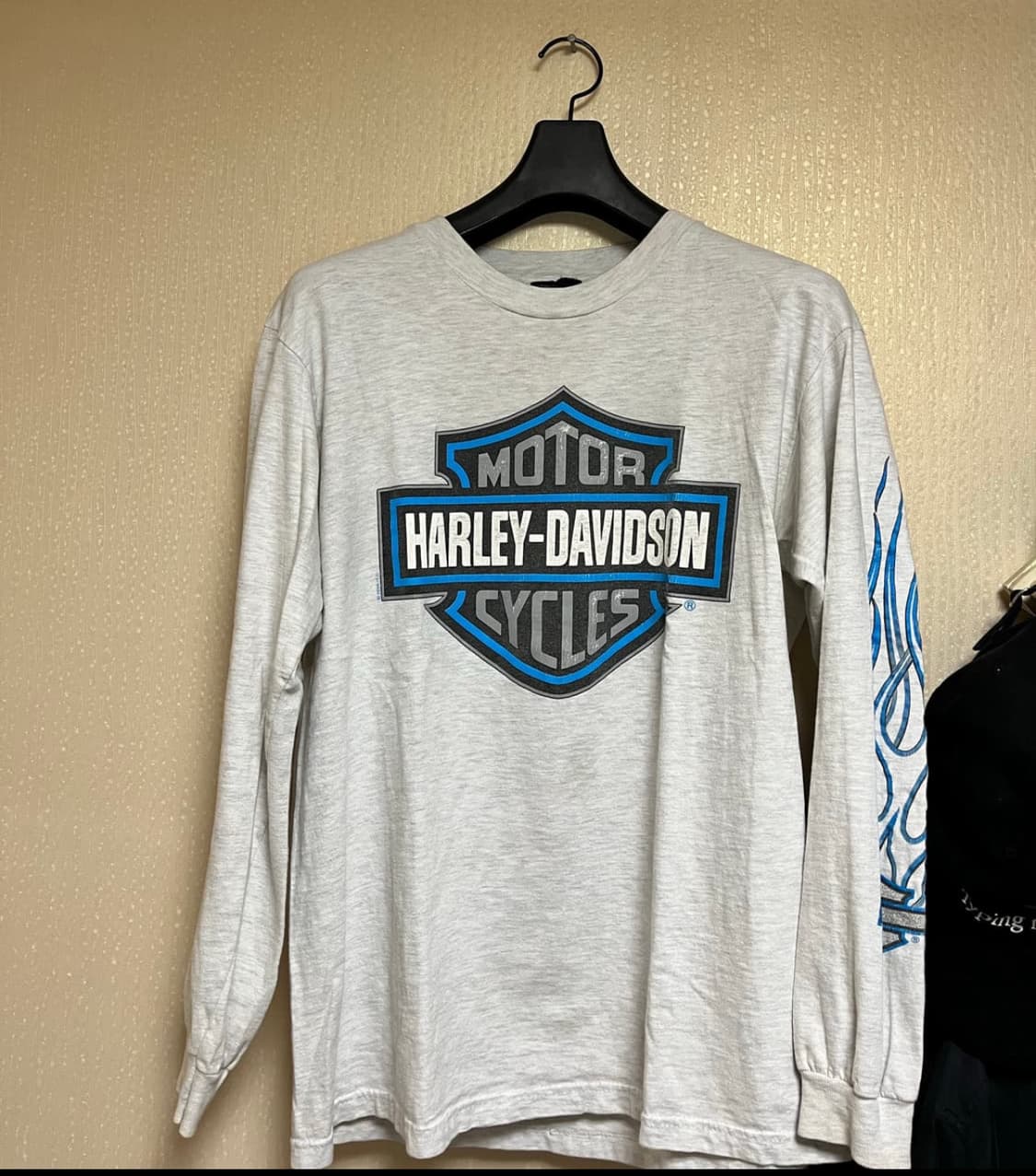 (크리스티안스타크착용) 1996 할리데이비슨 플레임 롱슬리브 M 상품이미지3