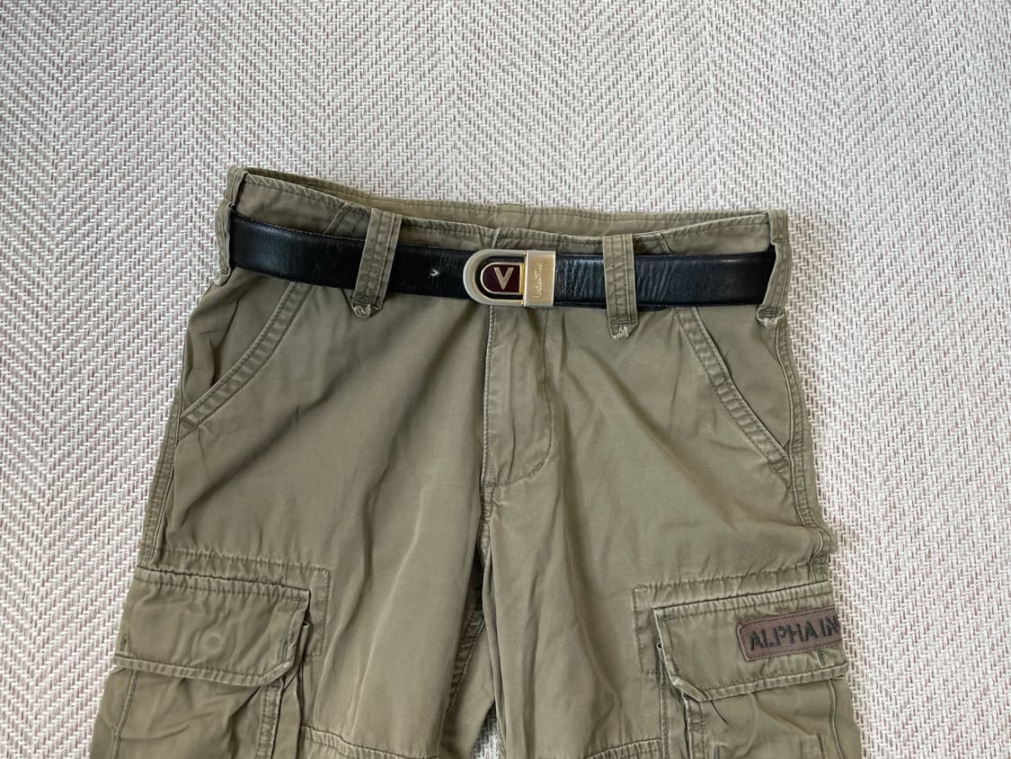 발렌티노 골드 버클 레더 벨트 J03692 상품이미지2