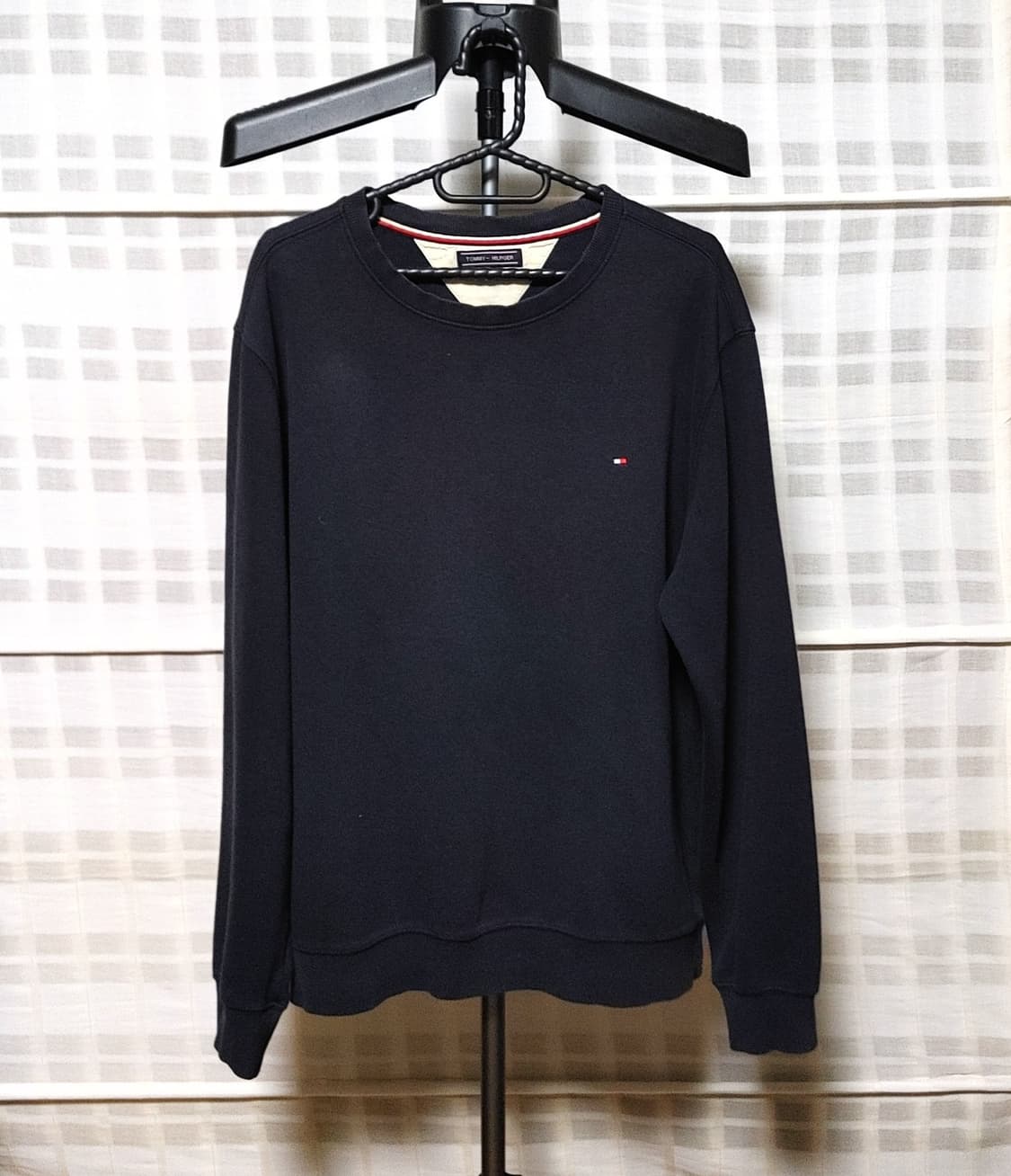 (Tommy Hilfiger) 타미힐피거 네이비 맨투맨 티셔츠 L 상품이미지1