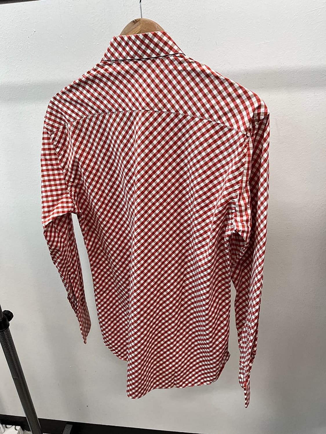 95) 페레가모 간치니 깅엄체크셔츠  상품이미지5