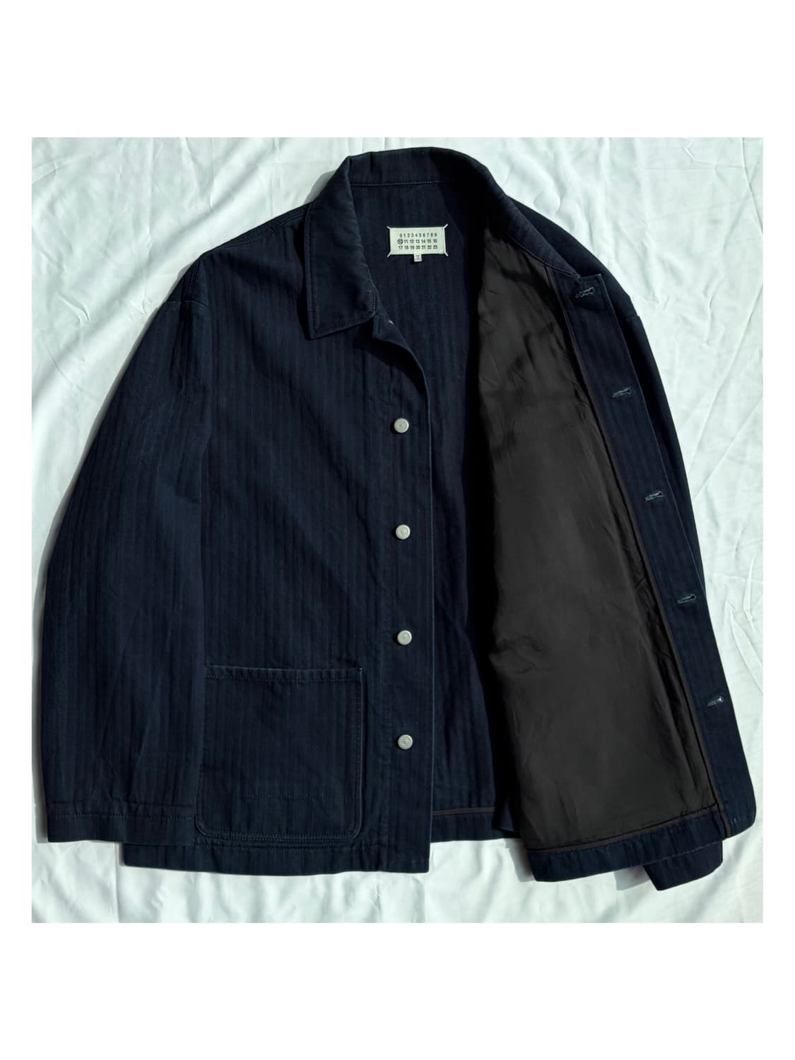 마틴 마르지엘라 백스티치 헤링본 프렌치 워크 자켓 필드 밀리터리 아티저널 상품이미지3