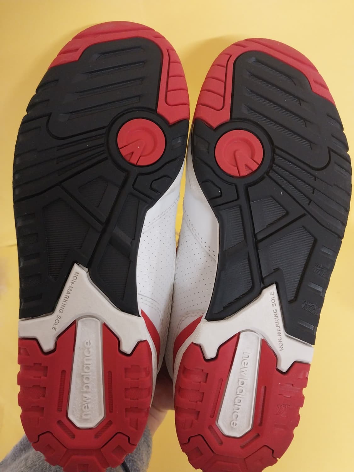 남성 뉴발란스 550 화이트레드 운동화 (245) 상품이미지8