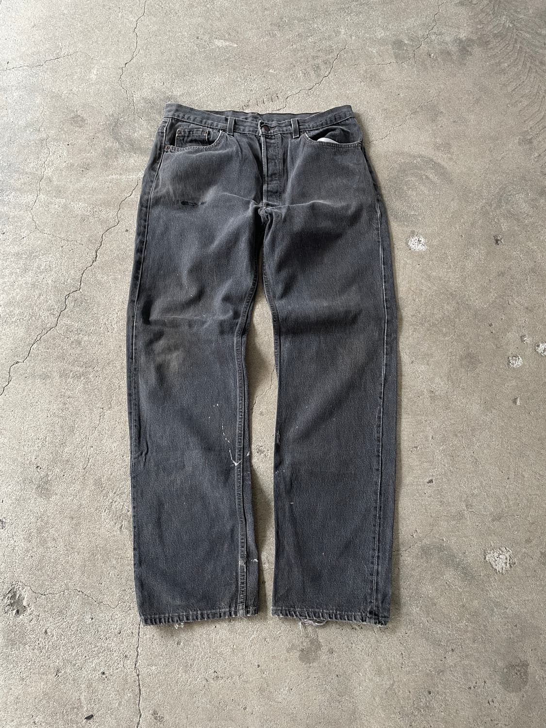 90s Levis 501 Black Denim(USA Made) 상품이미지2