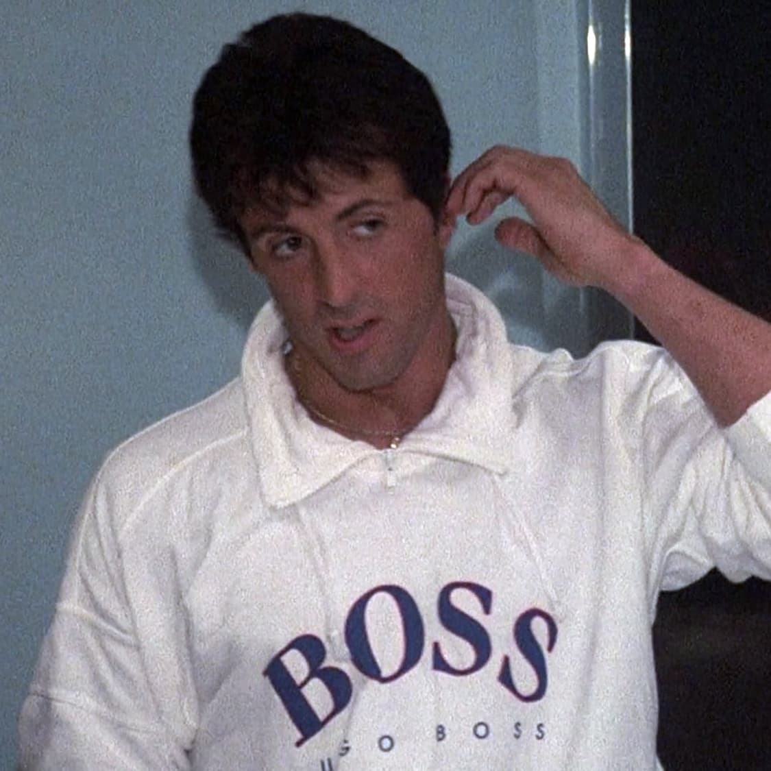 80s HUGO BOSS 풀집업 스웻셔츠 M 상품이미지8