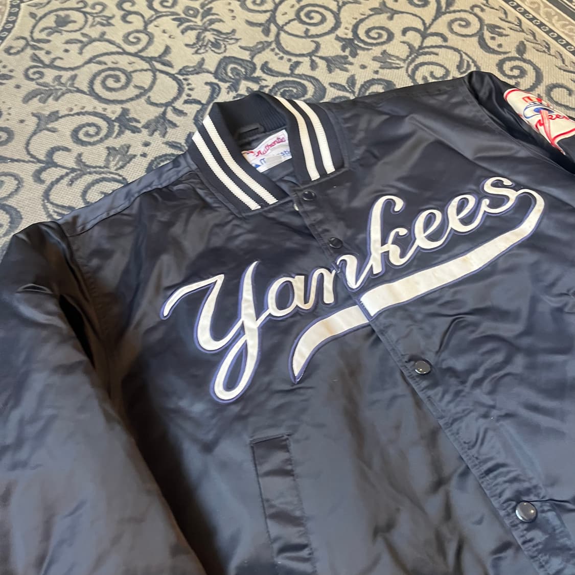 M 마제스틱 뉴욕양키스 바시티 자켓/W2529 상품이미지3