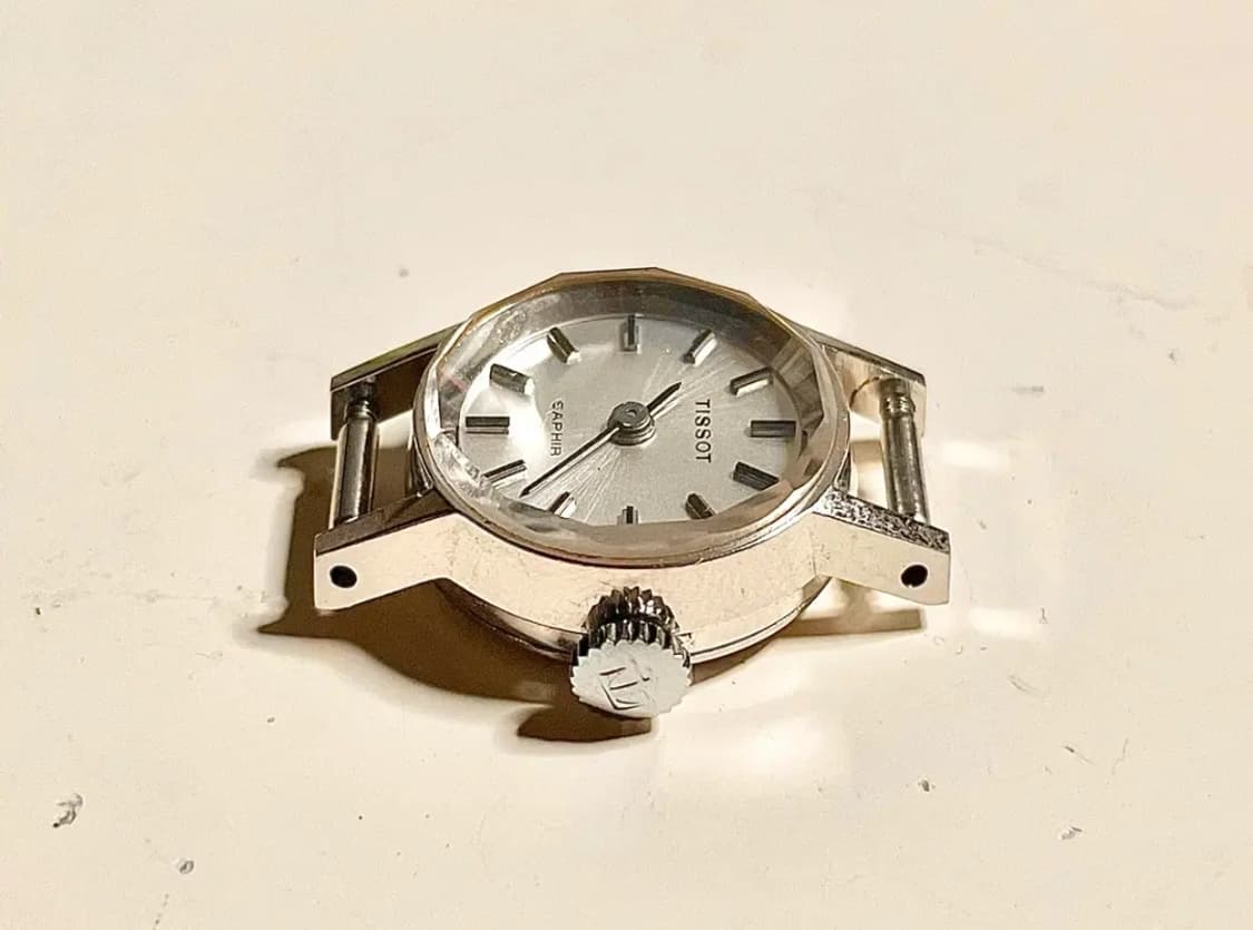 1970년대 빈티지 티쏘 사파이어 수동 시계 엔틱 여성용 TISSOT 상품이미지4