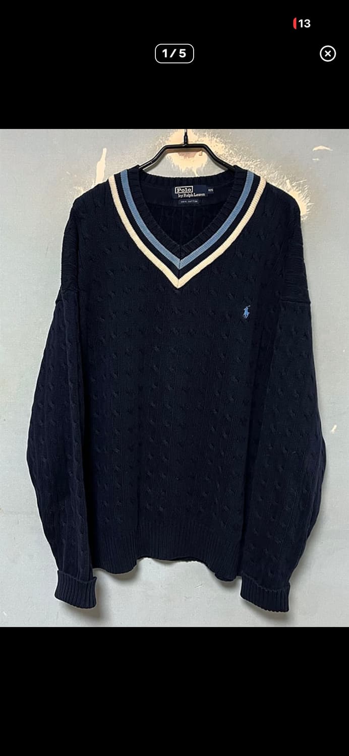 폴로 라운드 니트 상품이미지1