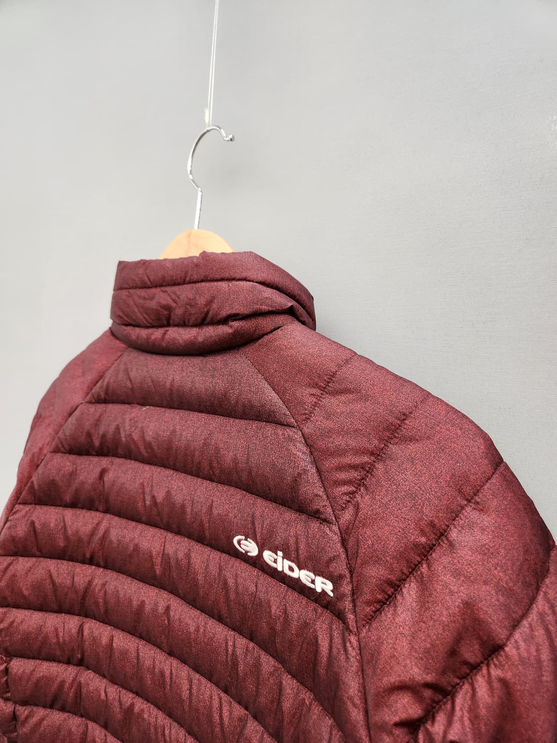 아이더 경량 패딩 점퍼 버건디 상품이미지8