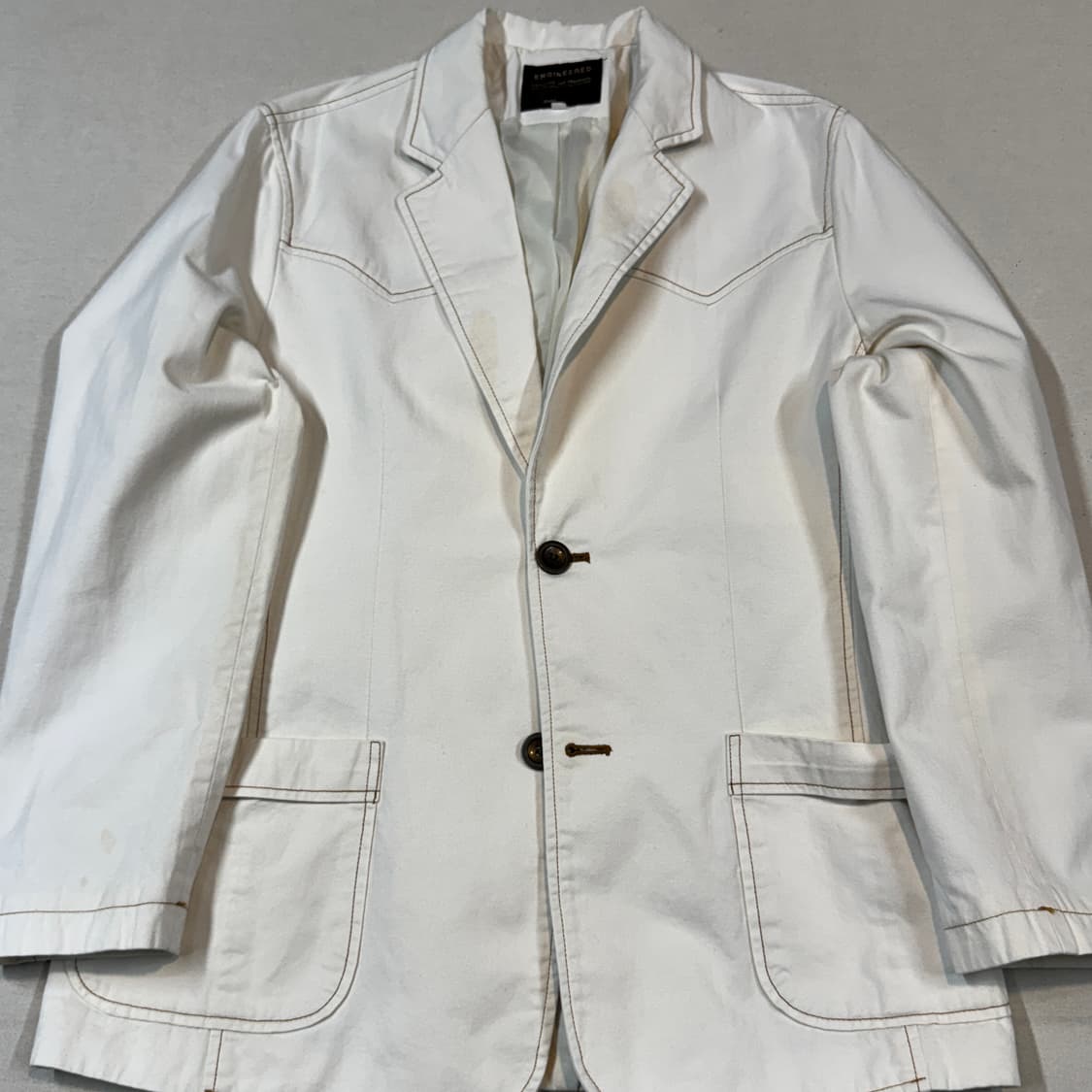 M) 리바이스 엔지니어드 코튼 자켓 크림 화이트 상품이미지2