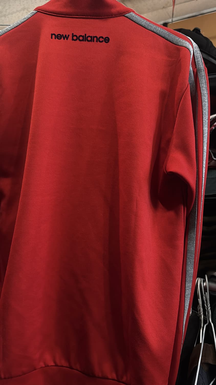 뉴발란스 빨간색 트랙탑 져지 상품이미지3