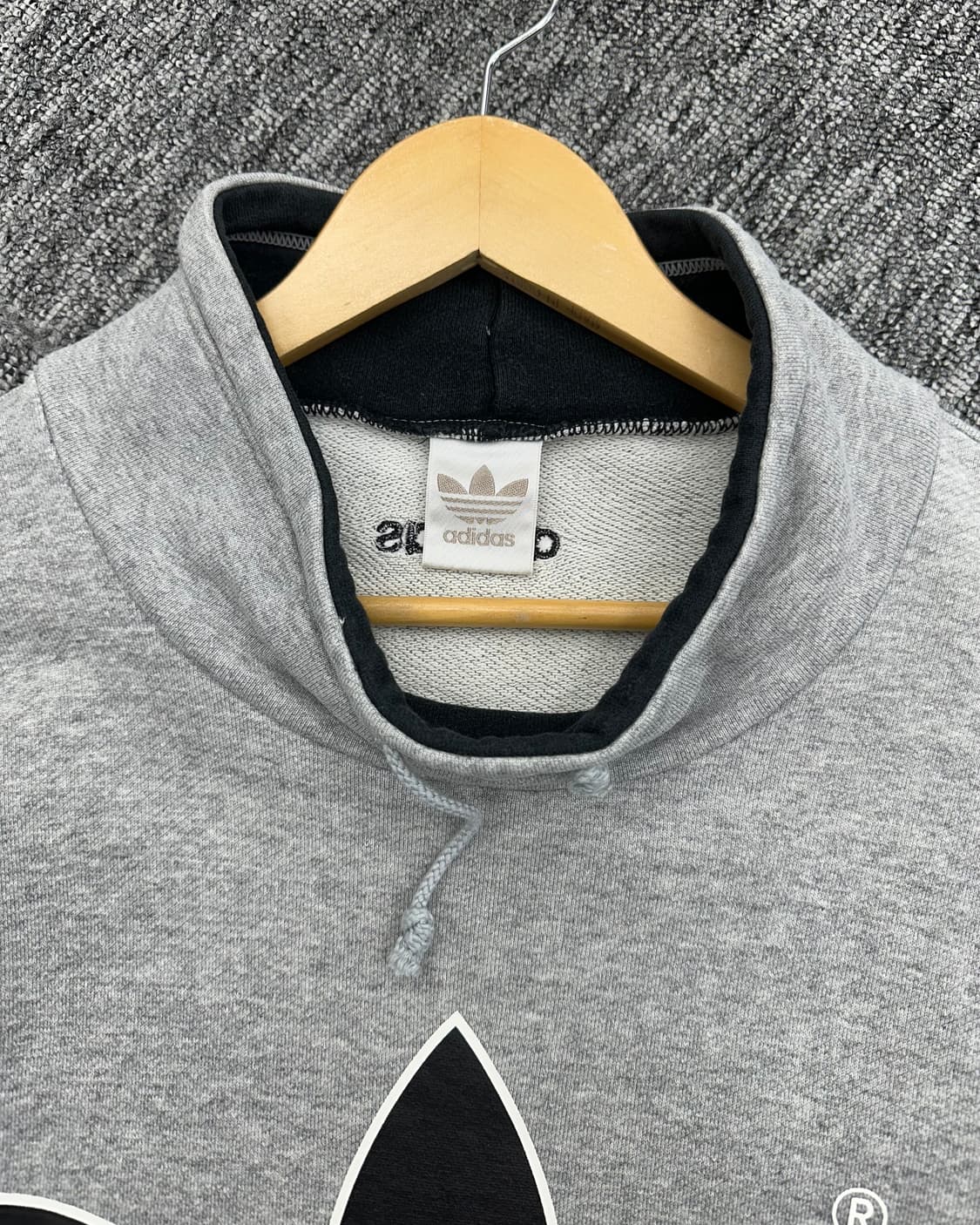 (L)80~90'S 아디다스 빅로고 긴팔-M1094 상품이미지4