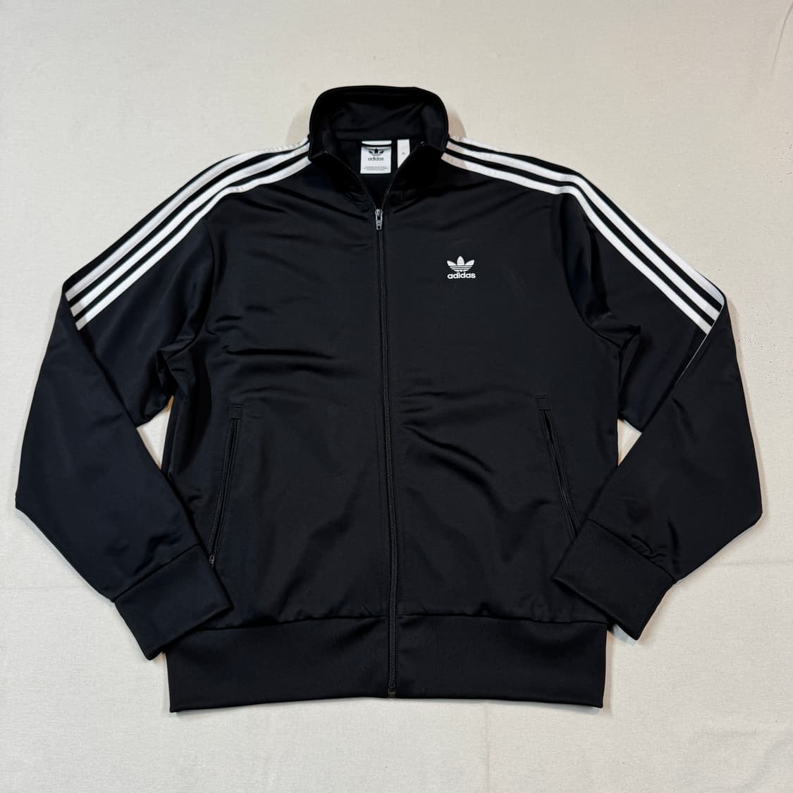 XL) 아디다스 파이어버드 삼선 져지 트랙탑 집업 블랙 A12 상품이미지1