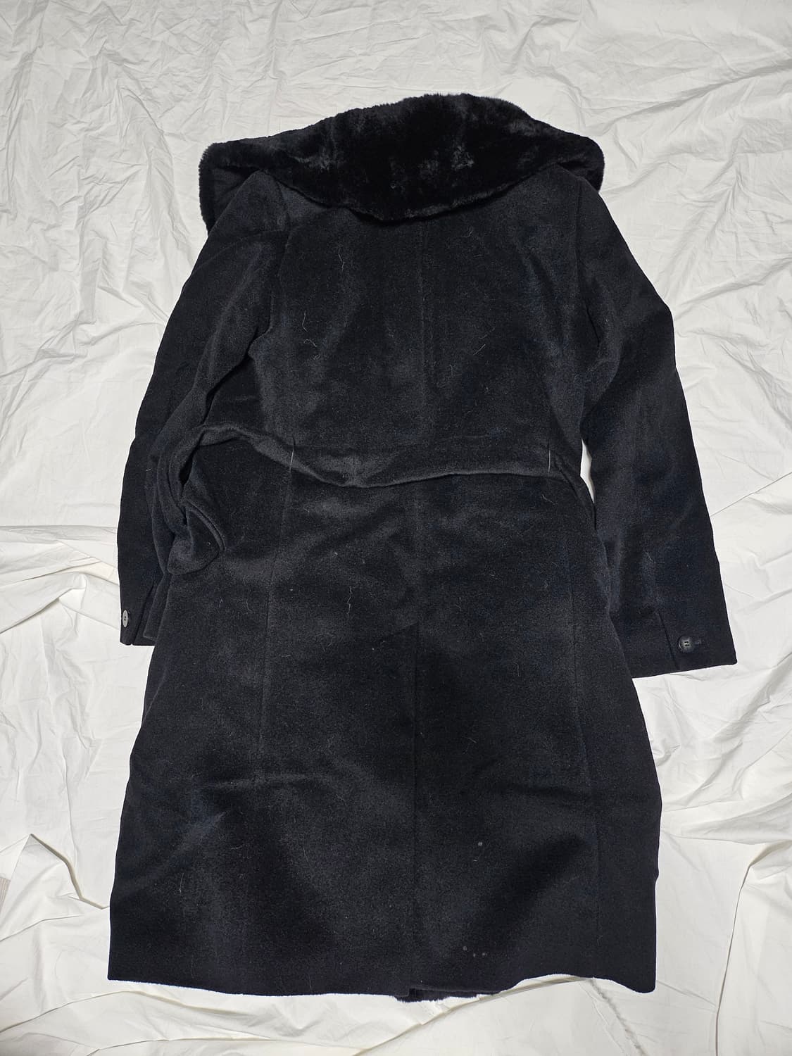 막스마라 퍼 카라 울 벨티드 코트 66-77 상품이미지2