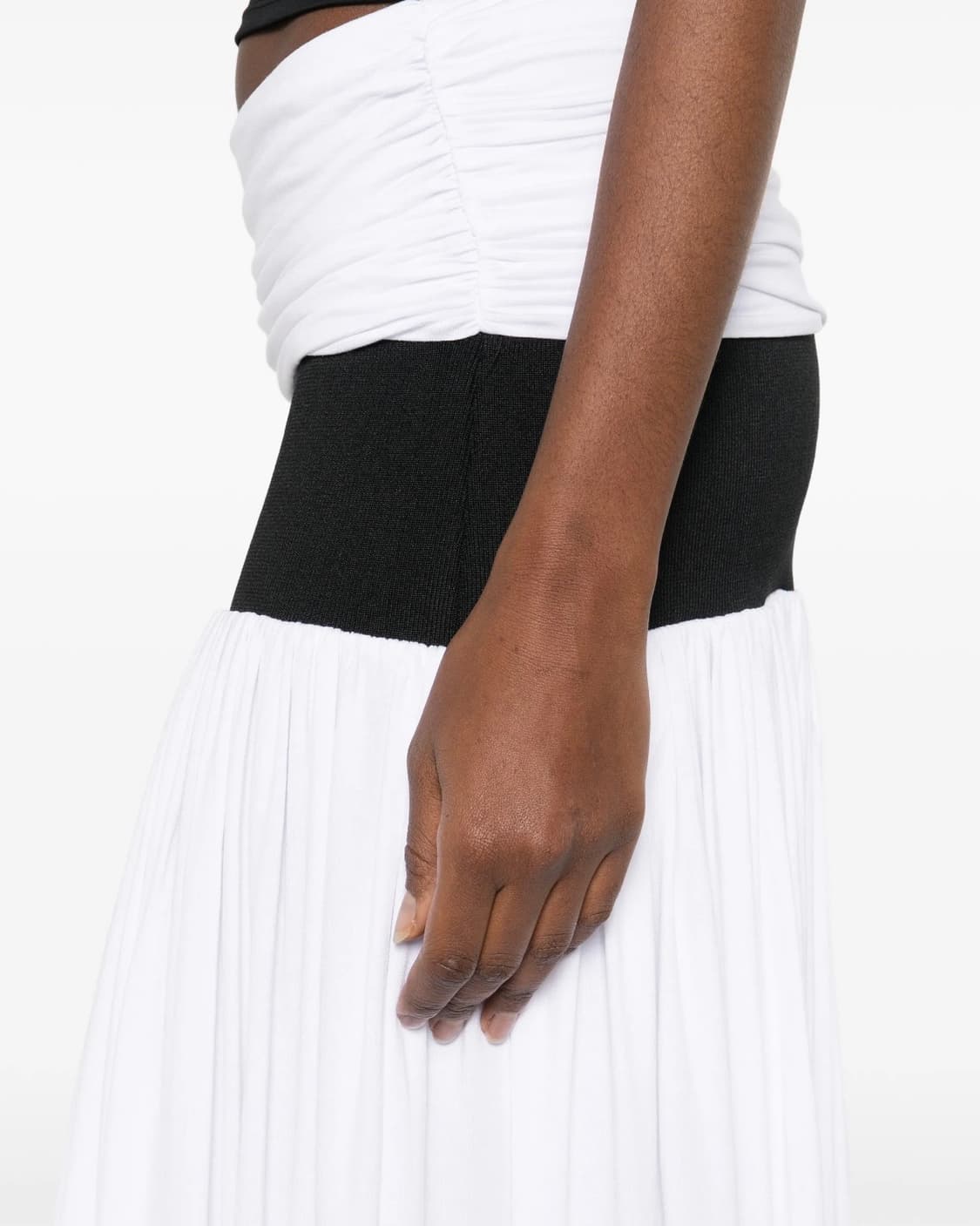 [S]기마구아스 Carine 투톤 러플 스커트 상품이미지2