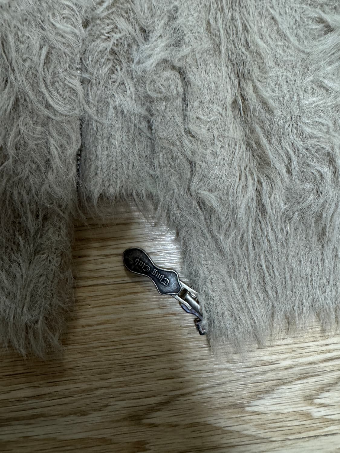 떠그클럽 퍼 후드 집업 상품이미지5