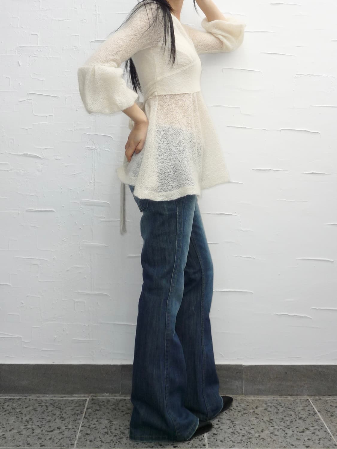 ivory bowback knit  상품이미지4