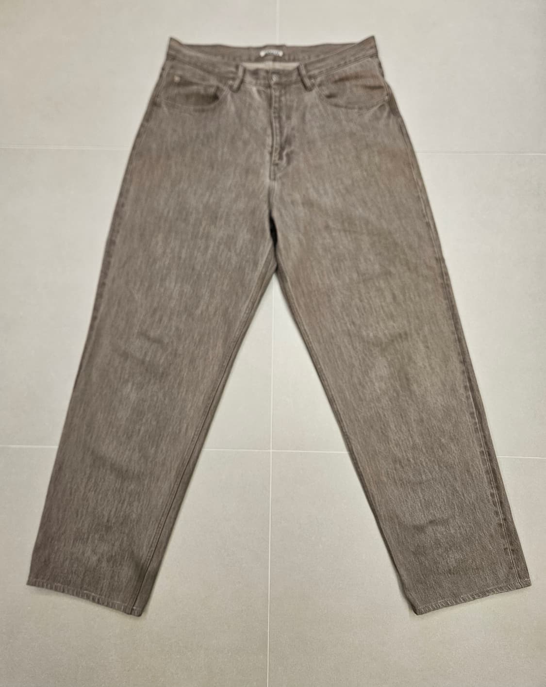 (5)오라리 22ss 와이드모카 데님 상품이미지2