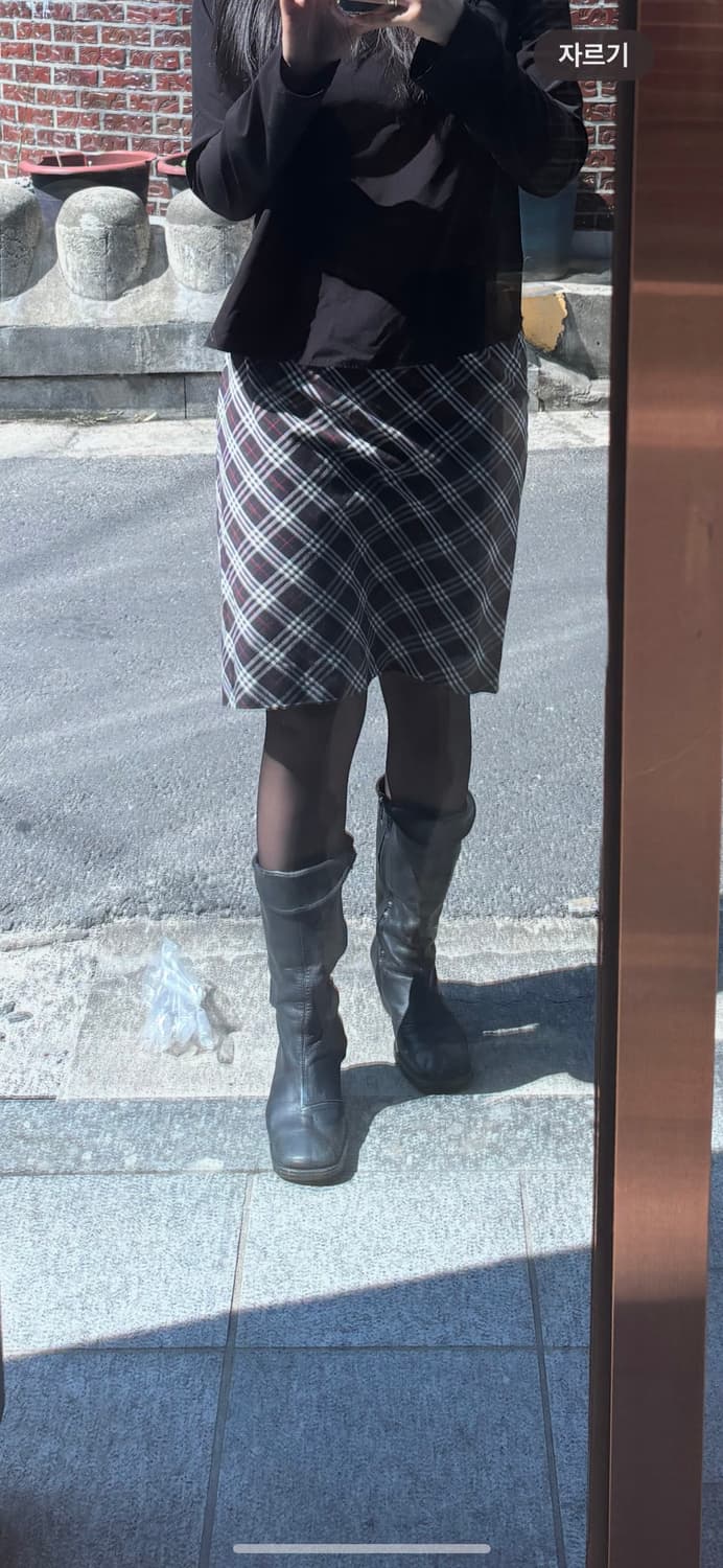 버버리 체크 스커트 상품이미지6