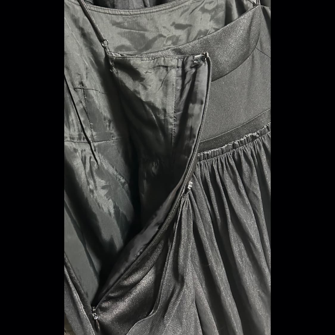 빈티지 챠콜 민소매 스트랩 원피스 상품이미지6